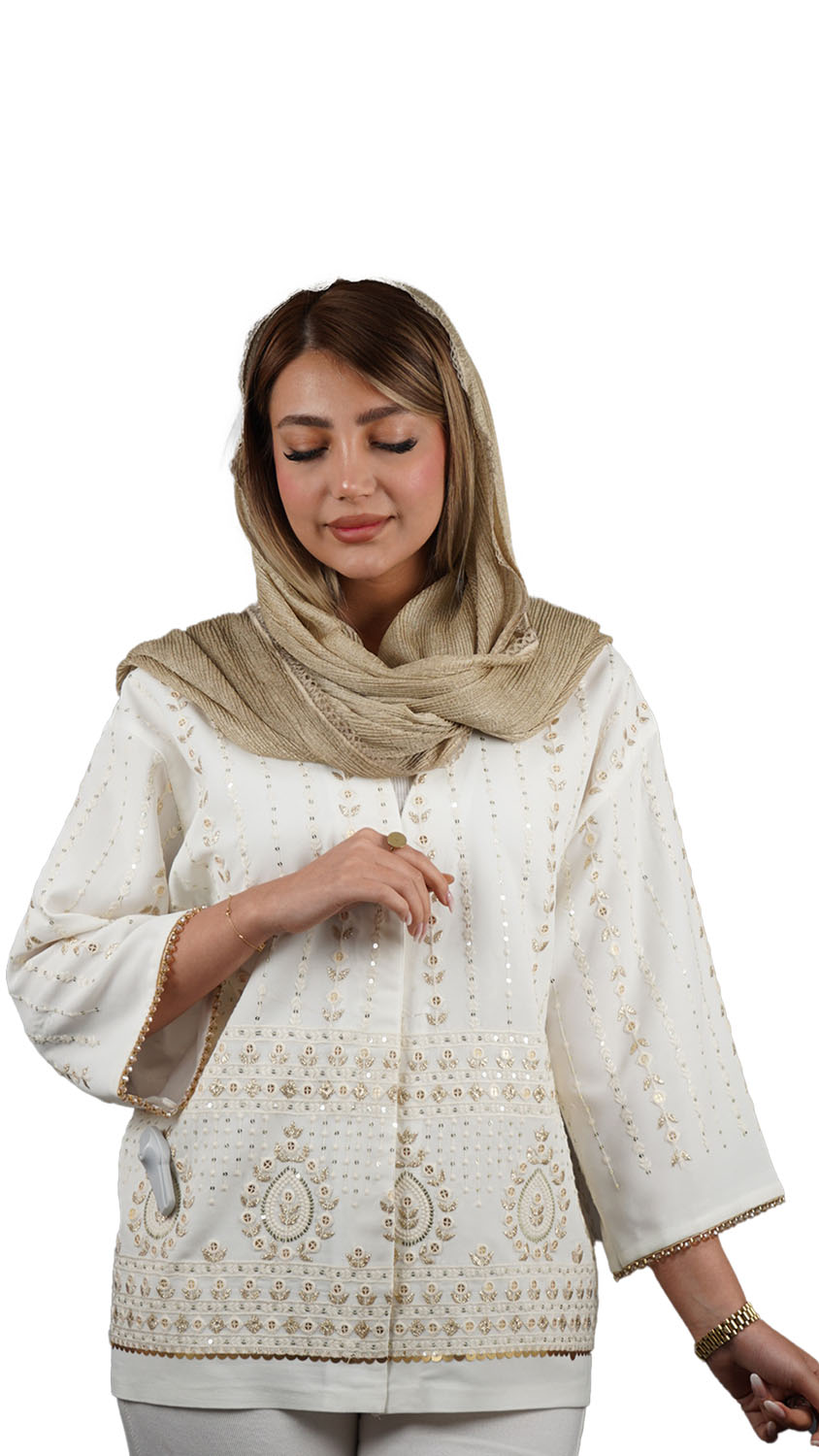 کت سوزن دوزی زنانه