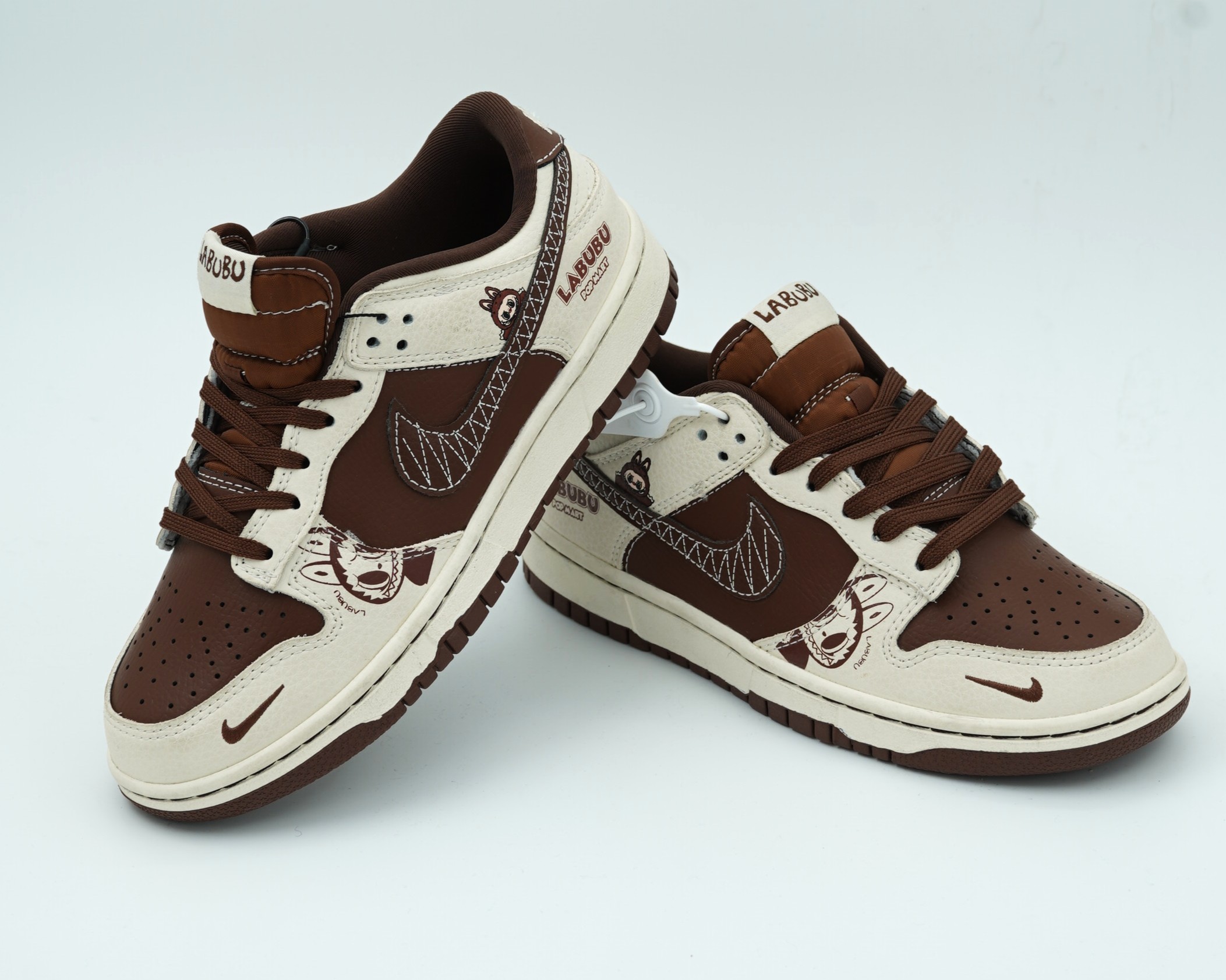 کفش نایکی Nike Dunk Low Labubu Brown Cream