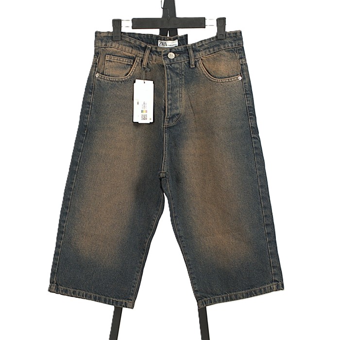 شلوارک بلند جین سنگ شور