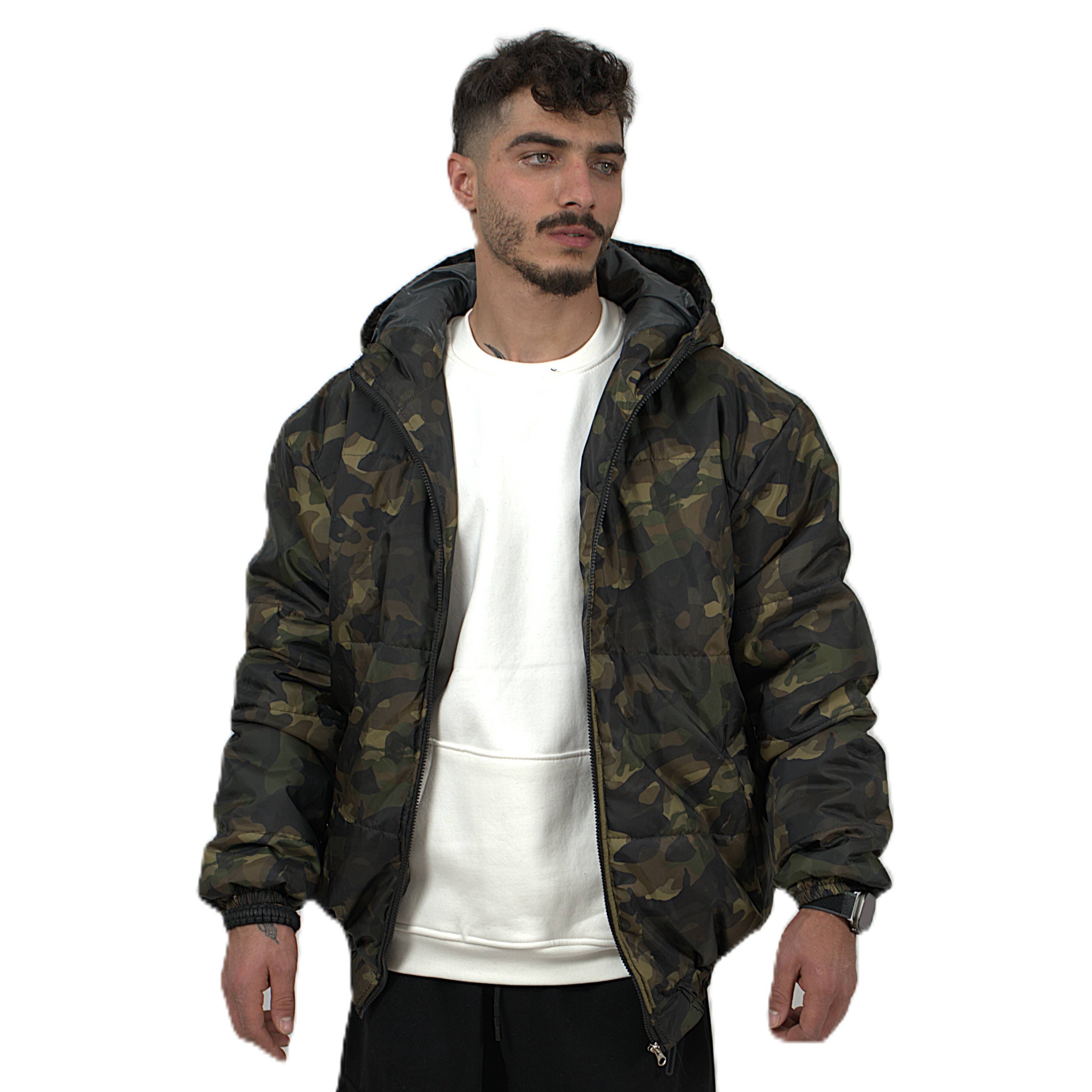 کاپشن کلاهدار ارتشی تخفیف خورده