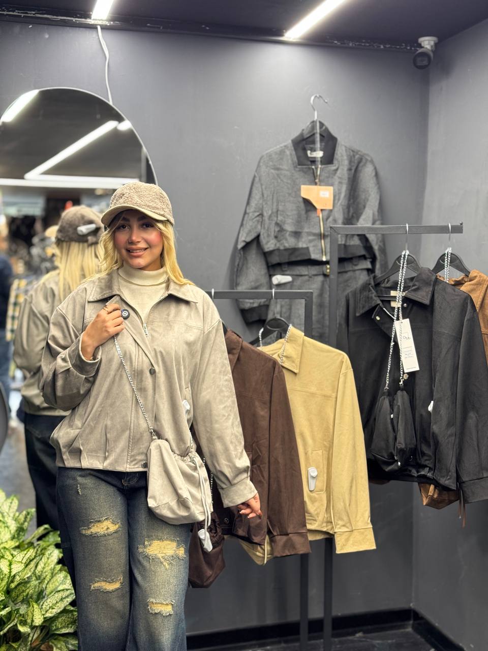 کت زنانه جیر کیف دار