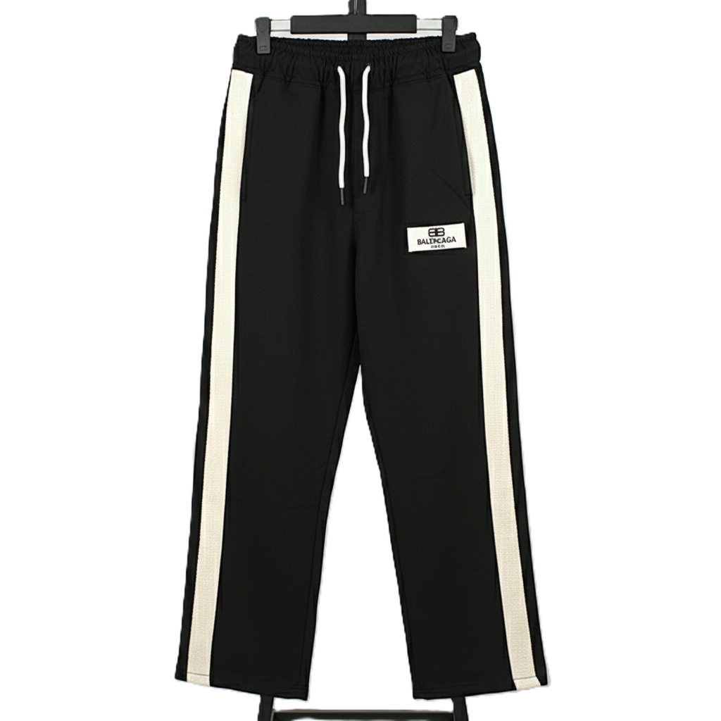 شلوار اسلش بگ مشکی بغل کنف BALENCIAGA