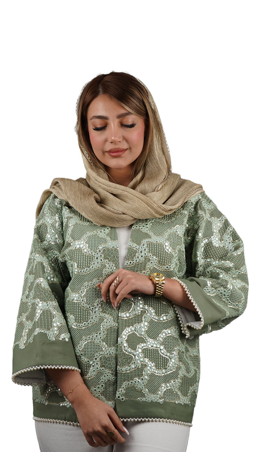 کت سوزن‌دوزی جذاب