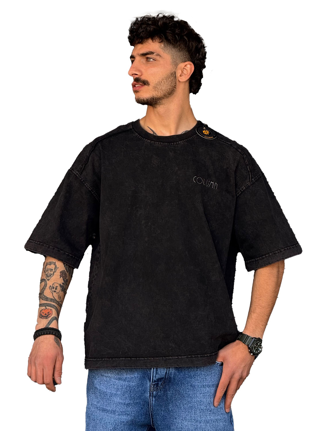 تیشرت آستین کوتاه، یقه گرد (Df)